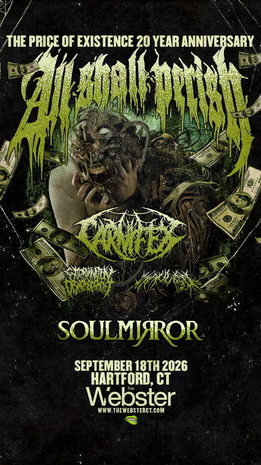 Concert Crave Presents: ALL SHALL PERISH | SEPTEMBER 18, 2026
